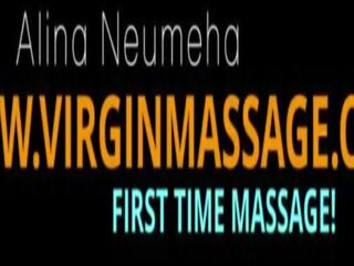 Fascinating Alina First Time Massage
