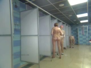 Publiczne prysznic pokoje ukryty kamera