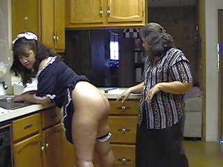 Grown Couple Spank Maid, Free Granny adult clip 0a