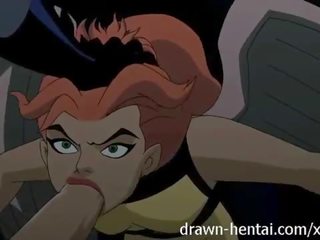 Justice league hentai - dalawa chicks para batman putz