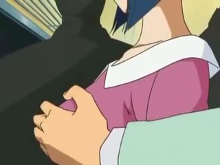 Exceptional docka var skruvad i offentlig i animen